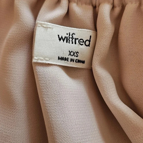 Aritzi Wilfred Aritzia Neuchatel Off Shoulder Floral Print Mini Dress Dusty Pink - Picture 13 of 15